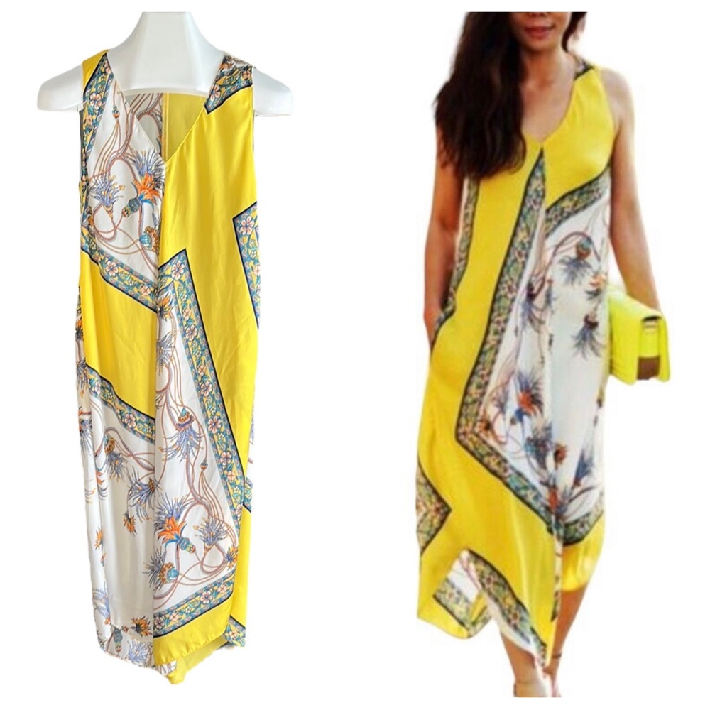 Zara basic handkerchief dress with pockets